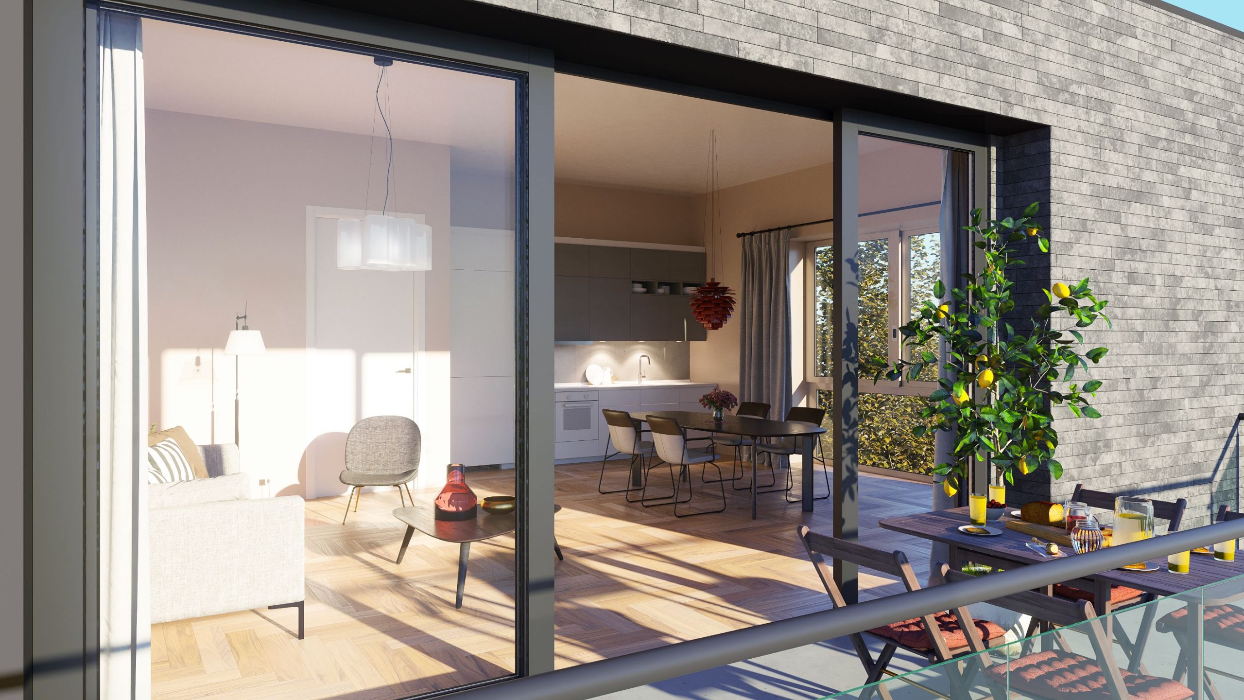 Project Keulsekade Balkon naar Living